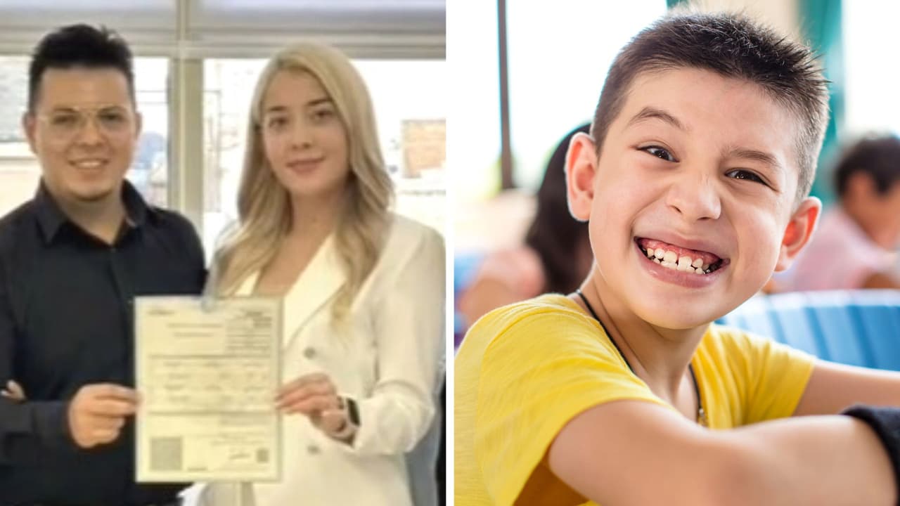 Niño interrumpió en plena boda para vender dulces y así reaccionaron los novios: video viral