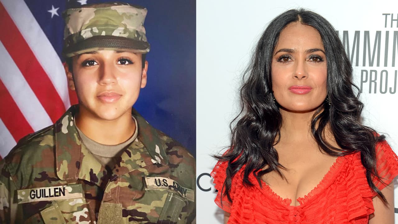 Salma Hayek ofrece ayuda para a encontrar a la soldado hispana desaparecida en Texas