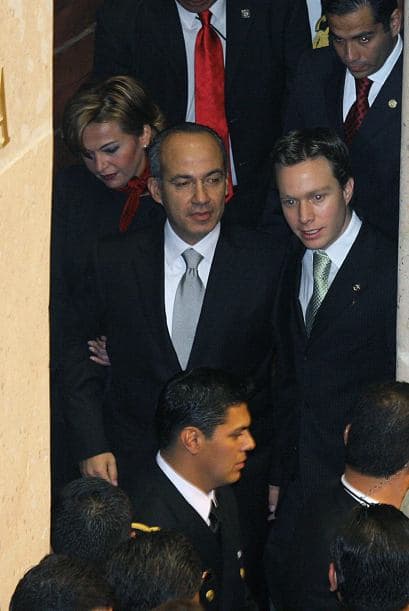 Su llegada al palacio Legislativo de San Lázaro se dio bajo un fuerte dispositivo de seguridad. Entró sorpresivamente a la sede del Congreso.