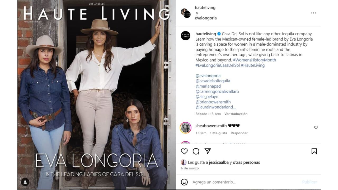 Eva Longoria usando jeans