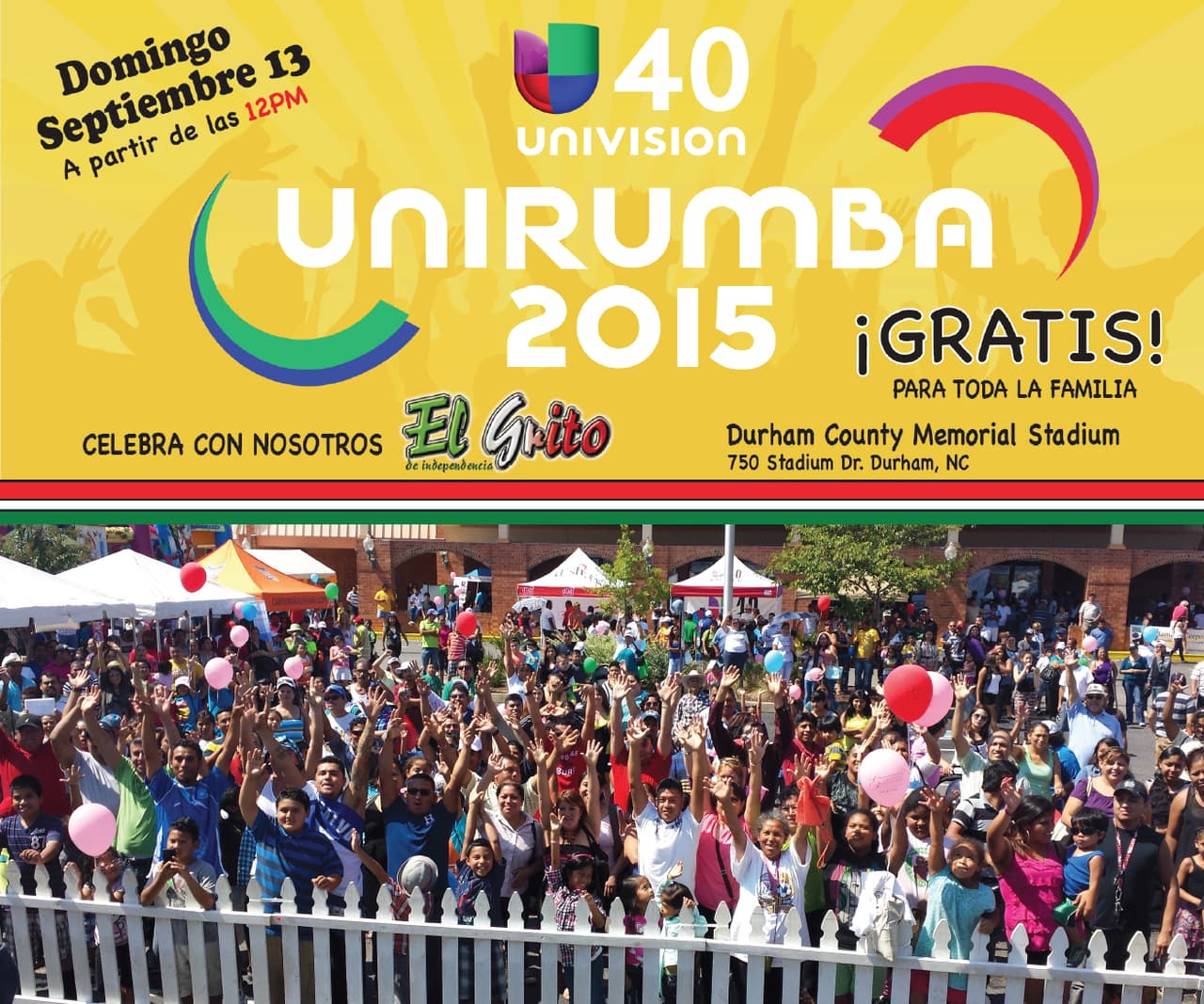 Univision North Carolina te invita a celebrar la independencia de México