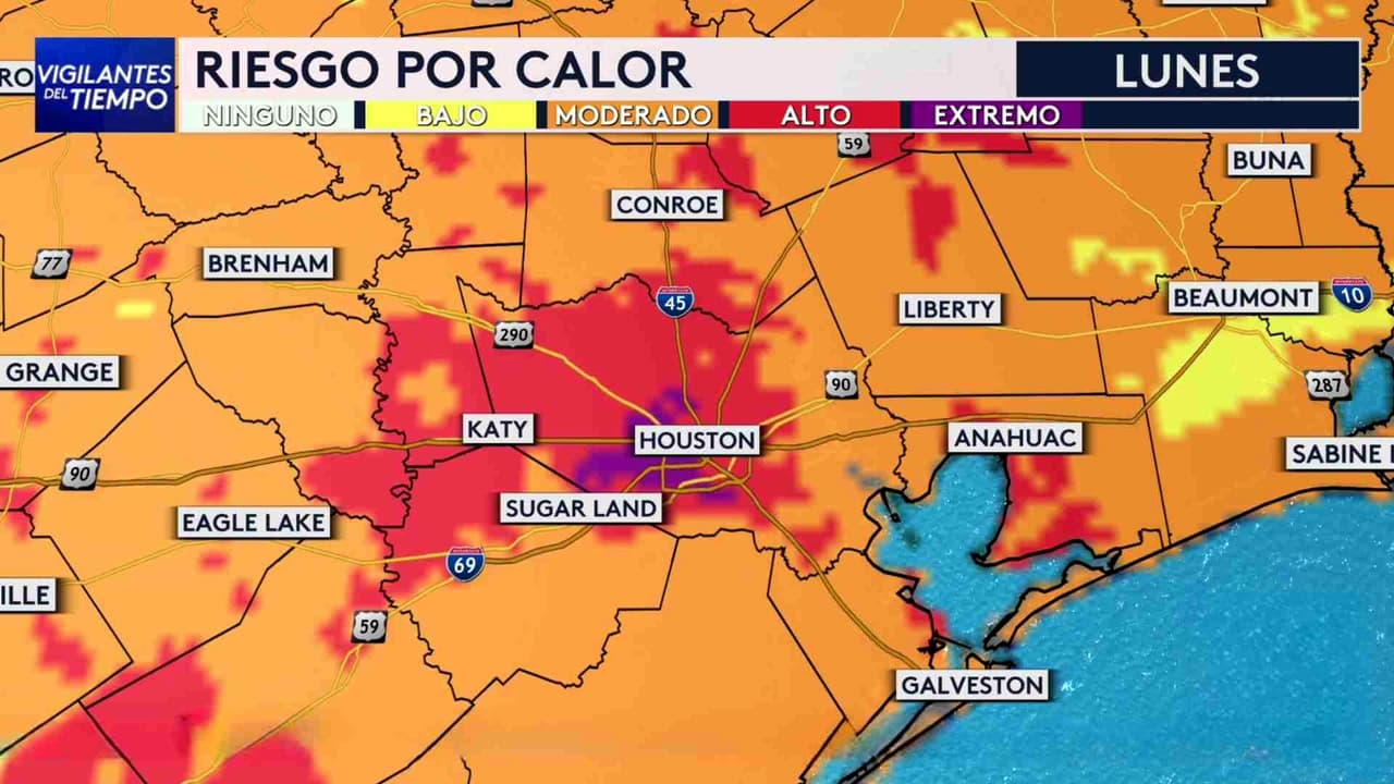 Pronóstico del tiempo hoy en Houston: Día caluroso y húmedo; el termómetro alcanzará 96 °F