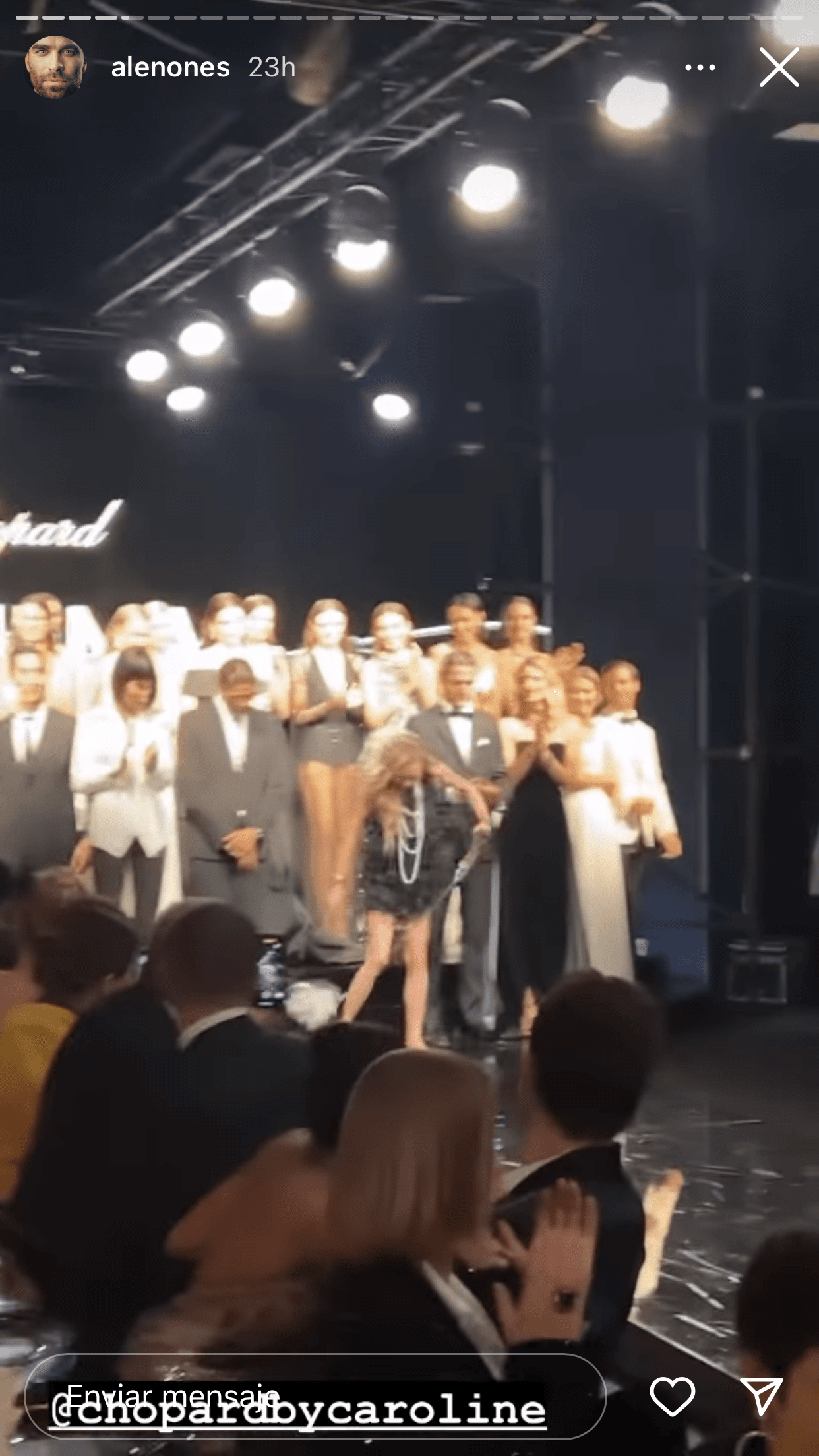 El venezolano hizo lo mismo: compartió en su cuenta de Instagram imágenes desde el lugar de la cena. 
<br>