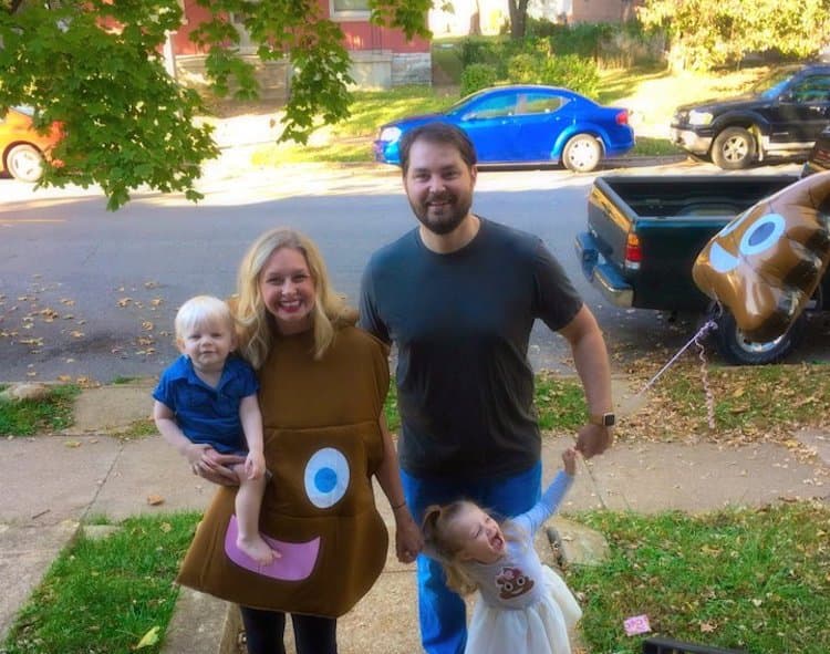 Girl celebrates with poop themed birthday party