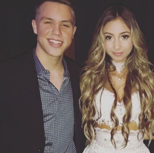 Con la hija de Marco Antonio Solís, Marla Rachel Solís.