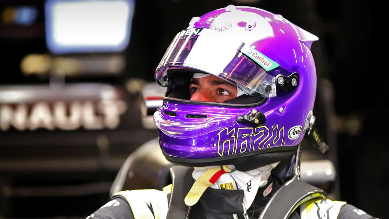 Ricciardo lleva el recuerdo de Kobe Bryant a la F1