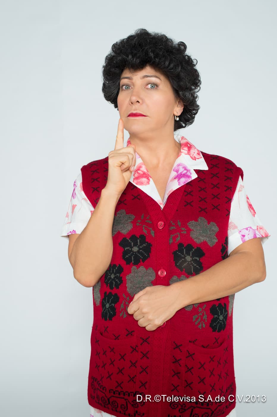 'Frases para reír' sería el nombre de la terna en donde Doña Lucha participaría: 'Jesucristo redentor, aplaca su ira y su rencor'.