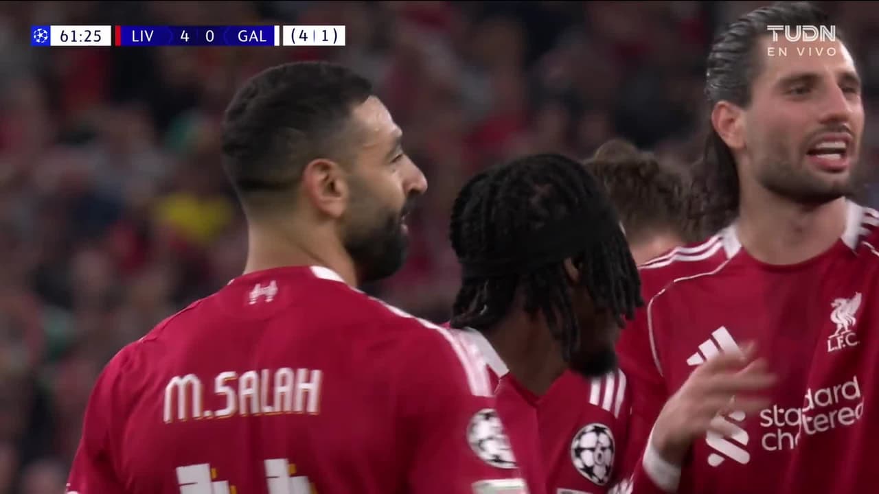 ¡Salah firma el golazo! Liverpool marca el cuarto y sentencia ante Galatasaray