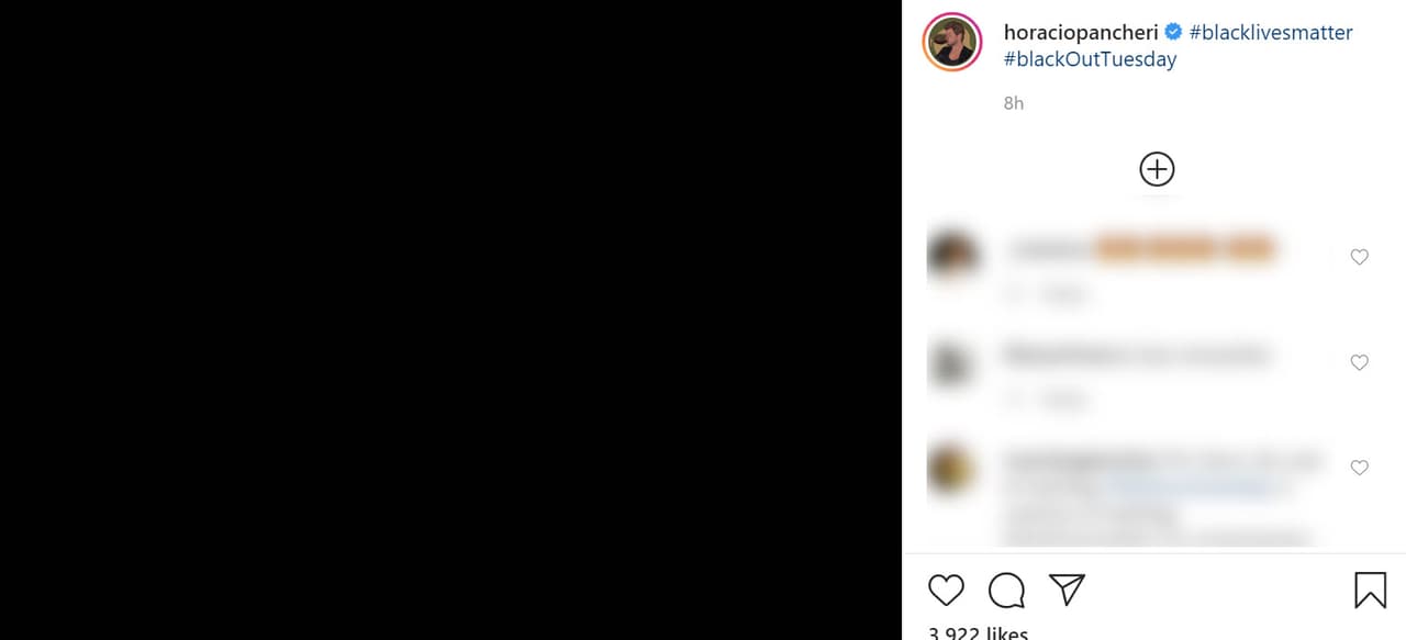 Su pareja,
<a><b>Horacio Pancheri</b></a>, hizo lo mismo.