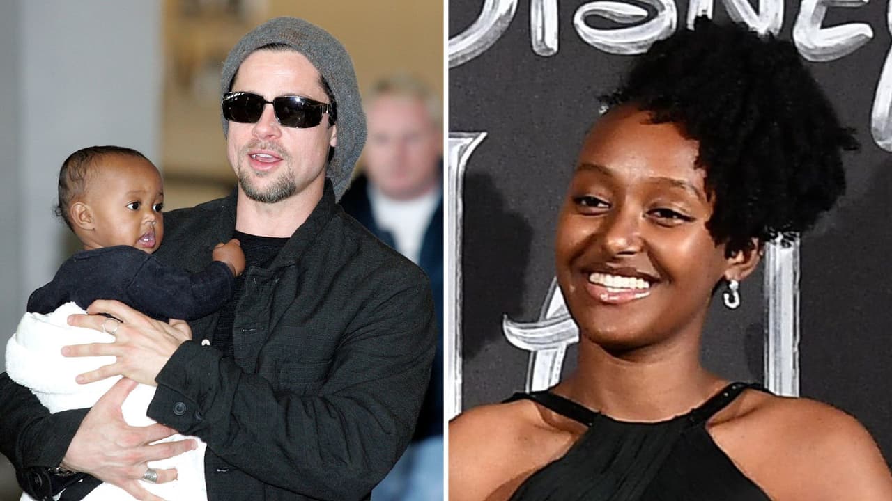 Brad Pitt y su hija Zahara