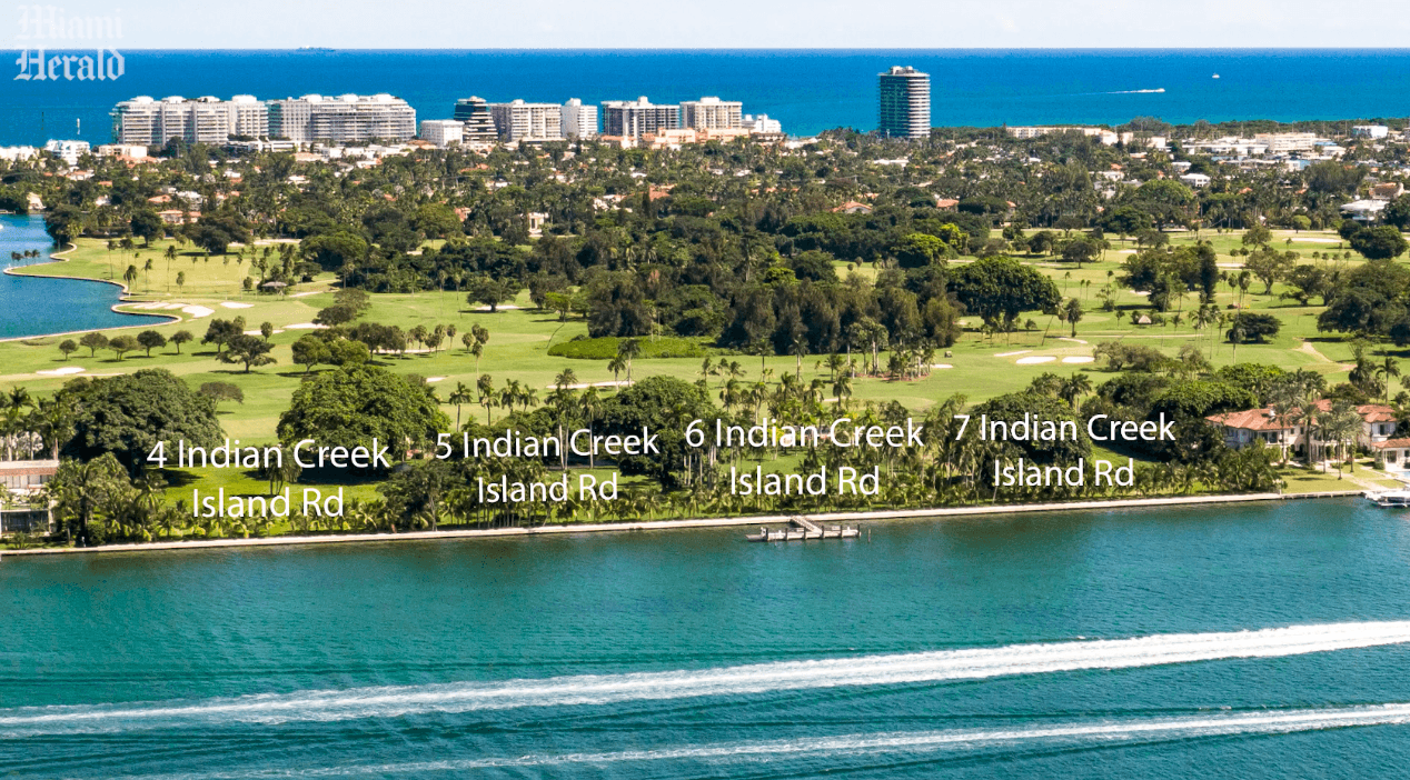 Propiedades de Julio Iglesias en Indian Creek.