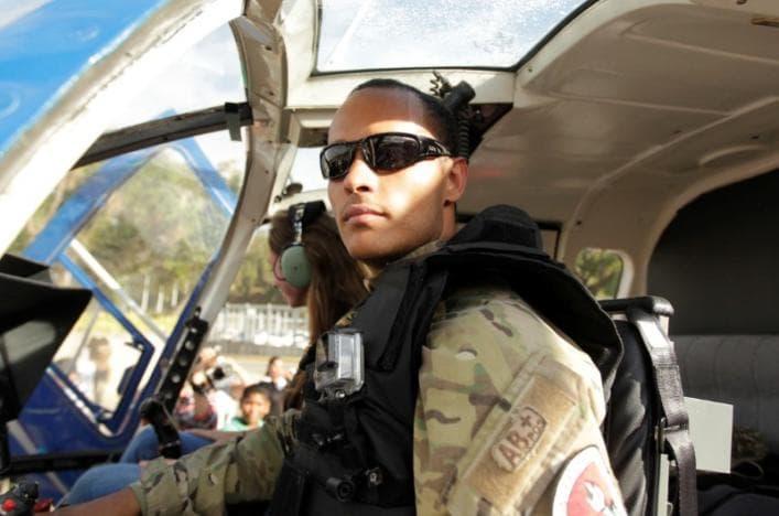 Police pilot Oscar Perez, 36, was named as the mastermind of the raid by the helicopter that carried a banner saying "Freedom."