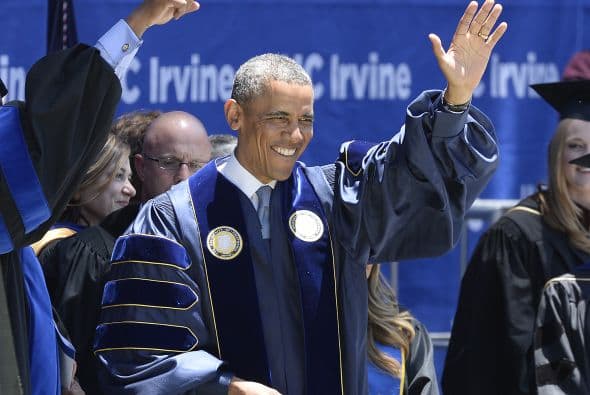 Y con el discurso que dio.