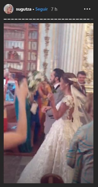 A través de las redes sociales trascendieron las primeras imágenes de esta boda.