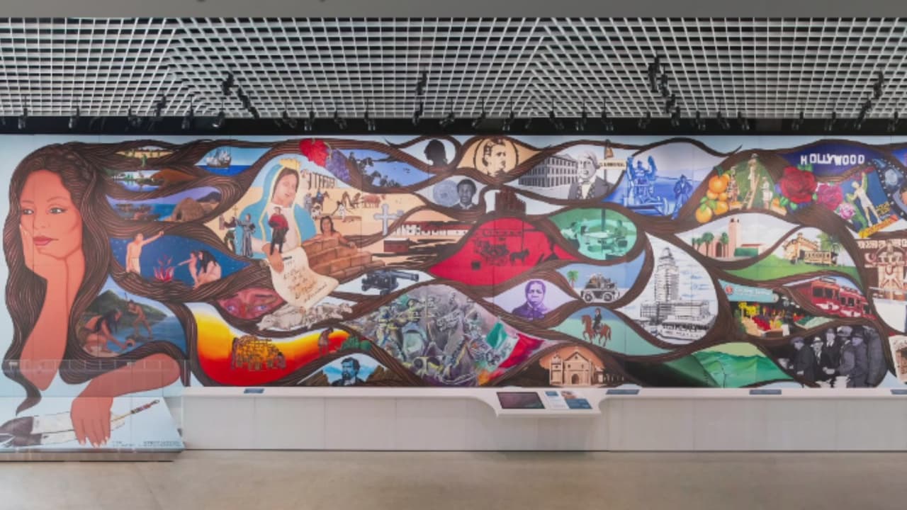 El mural que narra la historia de Los Ángeles y que estuvo censurado por décadas