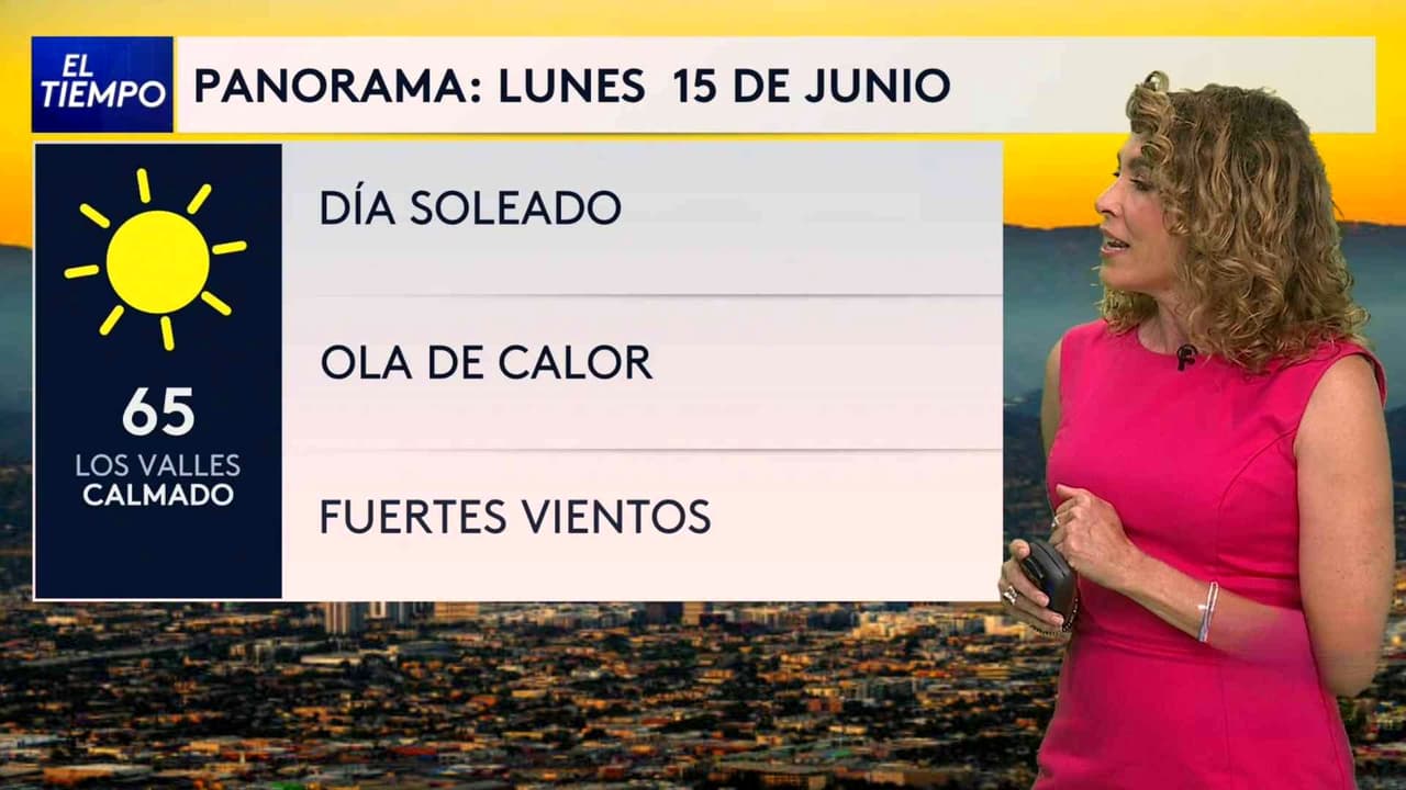 Pronóstico del tiempo hoy en Los Ángeles: Día soleado con fuertes vientos; el termómetro alcanzará 87 °F