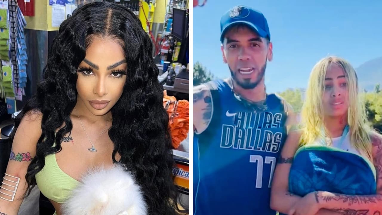 A Yailin se le desprendió la peluca en plena piscina y Anuel la tuvo que consolar