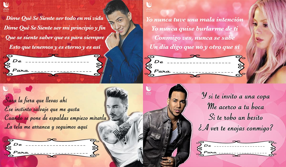 Demuéstrale tu amor con las mejores postales de los artistas de Premio Lo Nuestro