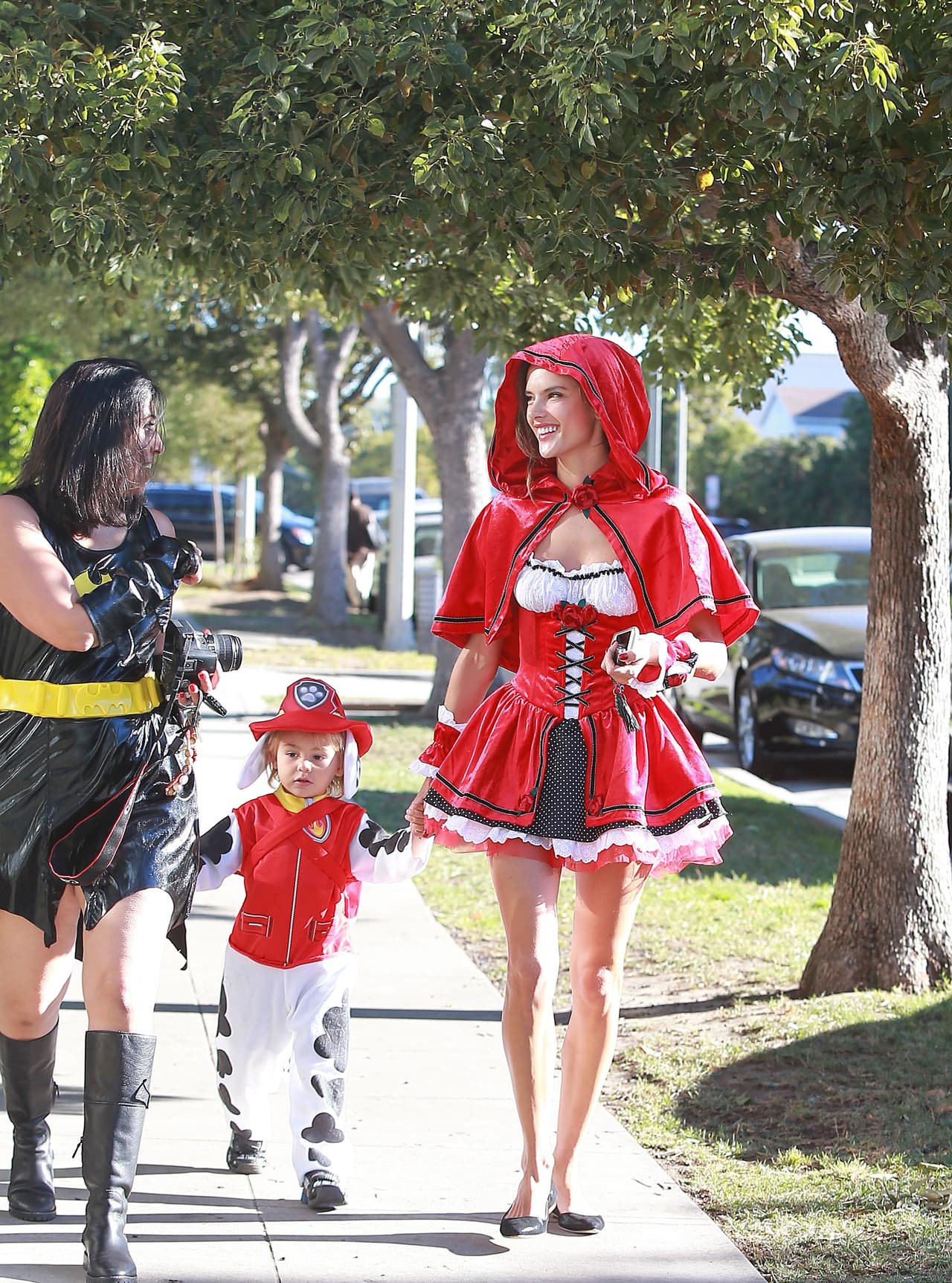 Seguramente había fiesta escolar con disfraces.