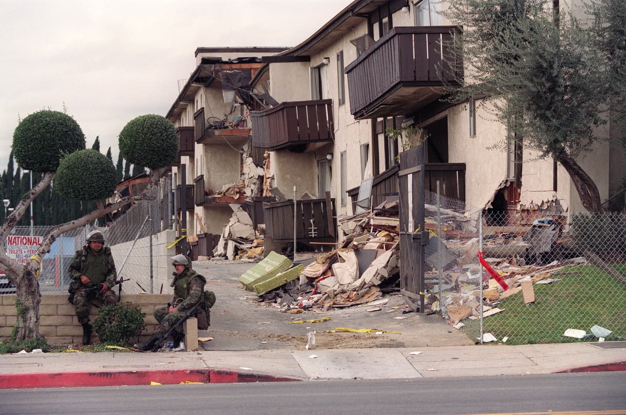 Apartamentos de Northridge Meadows donde murieron 16 personas en 1994.