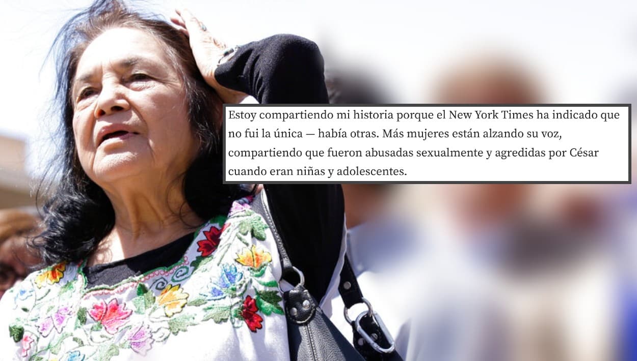 ¿Por qué romper el silencio después de tanto tiempo? Dolores Huerta afirmó que los resultados de la investigación del New York Times la llevaron a tomar la decisión.