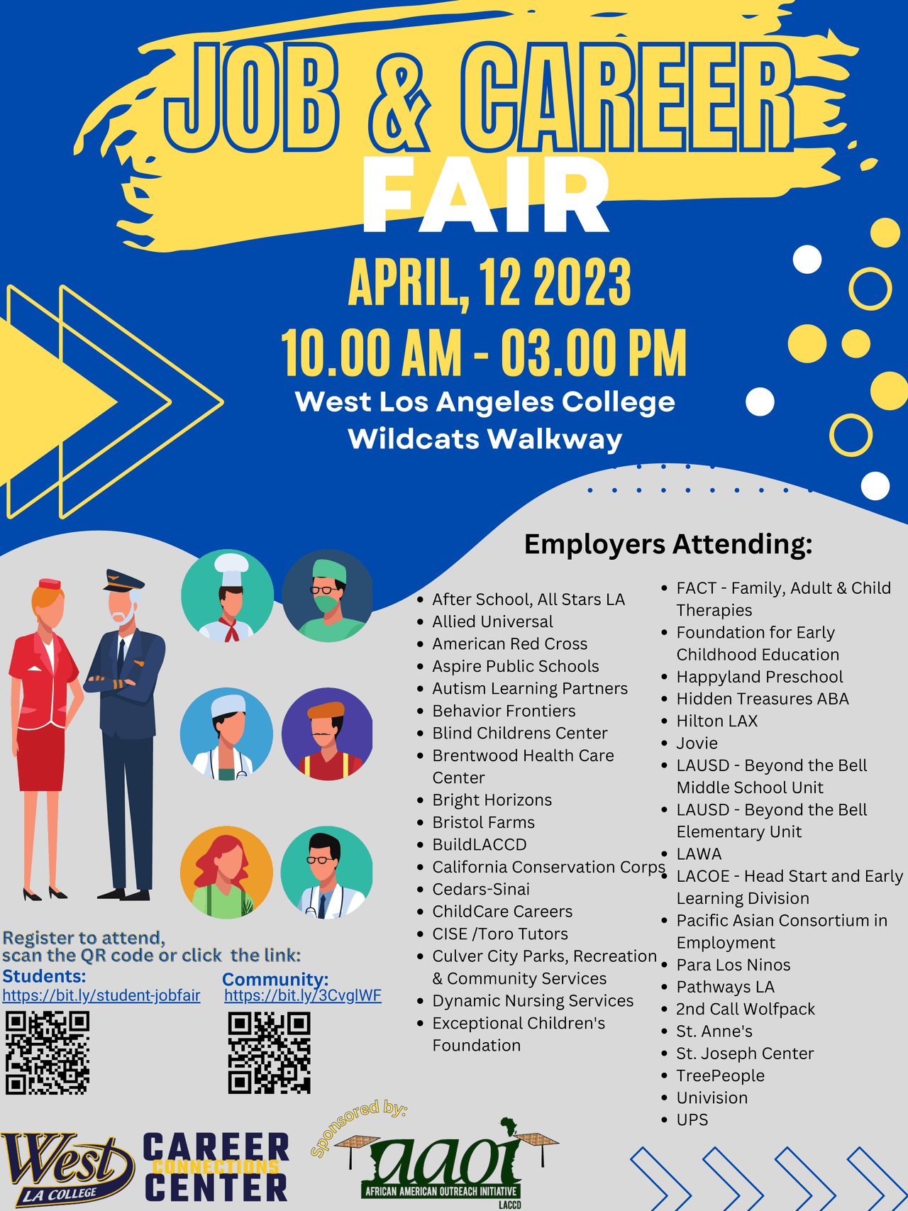 Feria de Trabajos en el West Los Angeles College