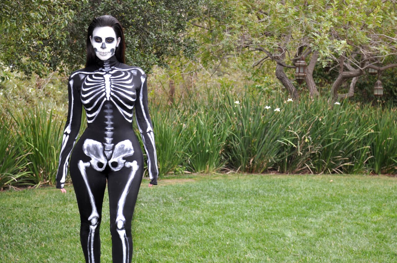 El año pasado Kim asombró a todos con su maquillaje y respectivo disfraz.