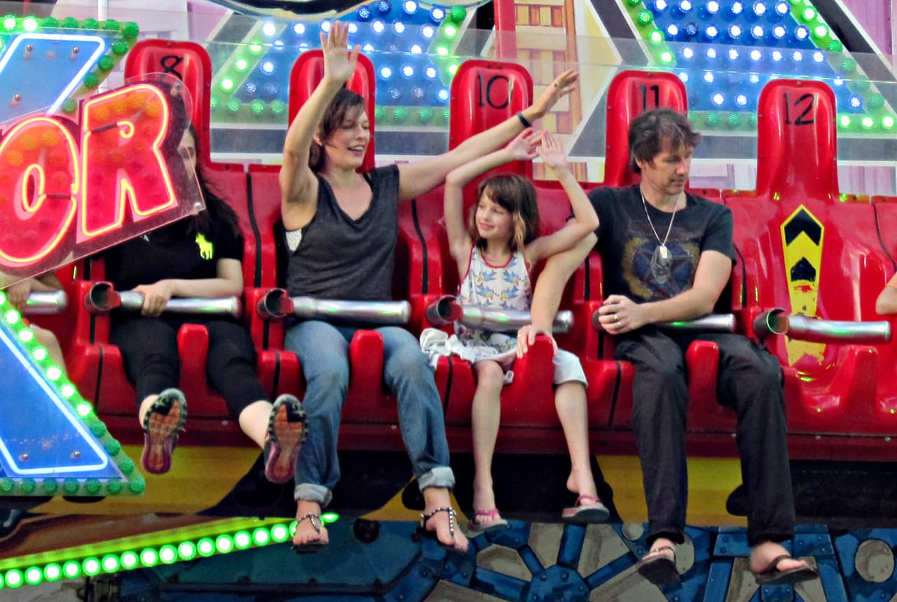 A juzgar por las imágenes, Milla se divirtió más que su hija. ¡Se nota!