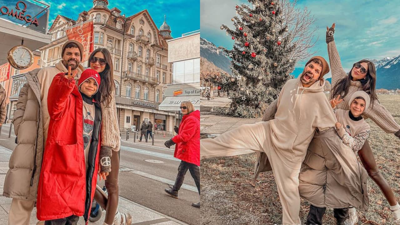 Alejandra Espinoza llegó a NYC procedente de Europa en donde pasó Navidad junto con su esposo e hijo.