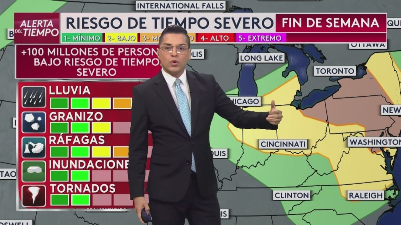 Alerta del Tiempo: Humo peligroso y calor extremo amenazan a más de 100 millones de personas en EEUU