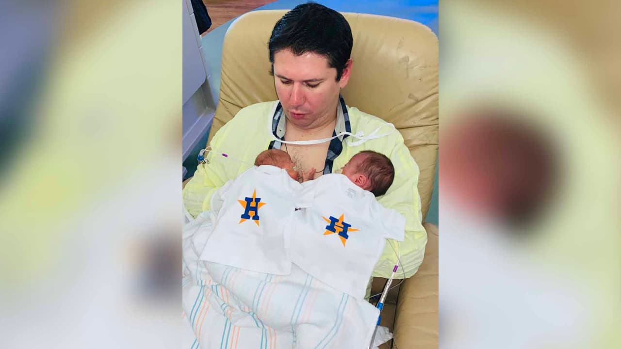 Estos Bebés nacidos en el Children’s Memorial Hermann Hospital son los fanáticos más pequeños que tiene el equipo y por supuesto apoyarán para que los Astros queden campeones.