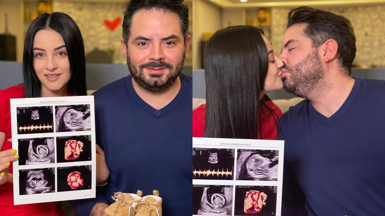 Así revelaron que debutarían como papás.