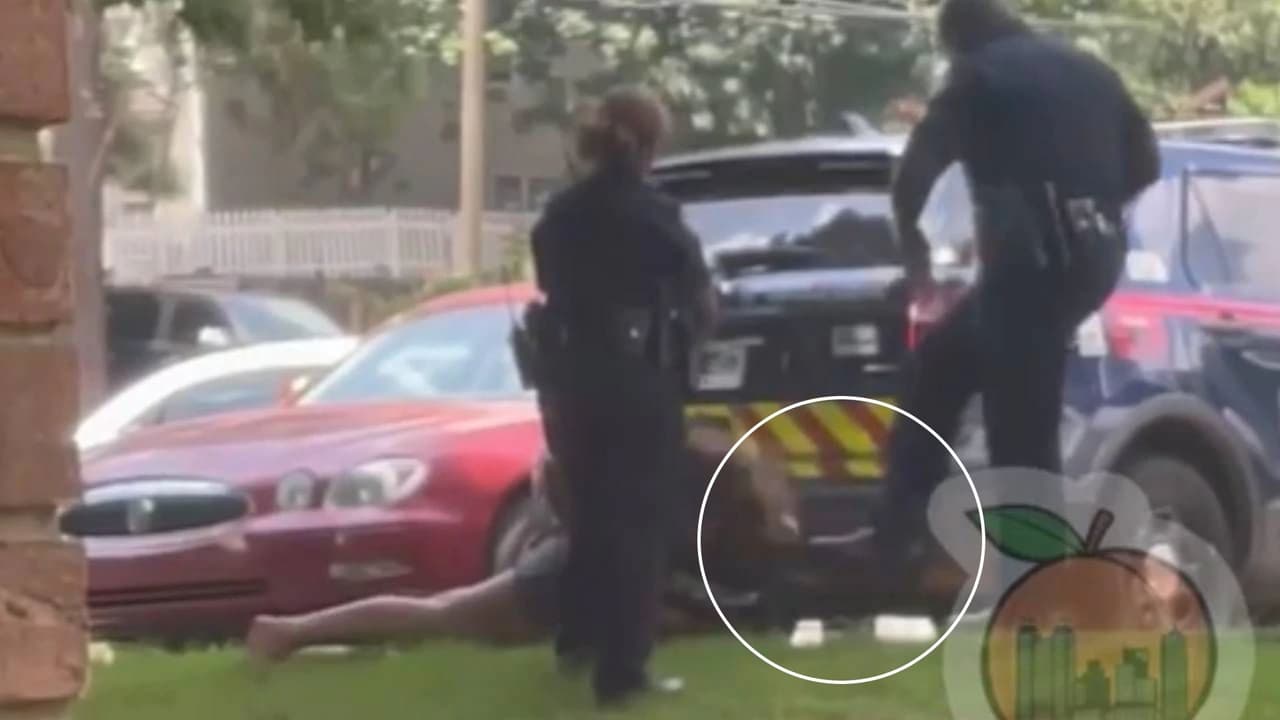 Video muestra a un oficial de la Policía de Atlanta pateando en la cabeza a una mujer esposada en el suelo