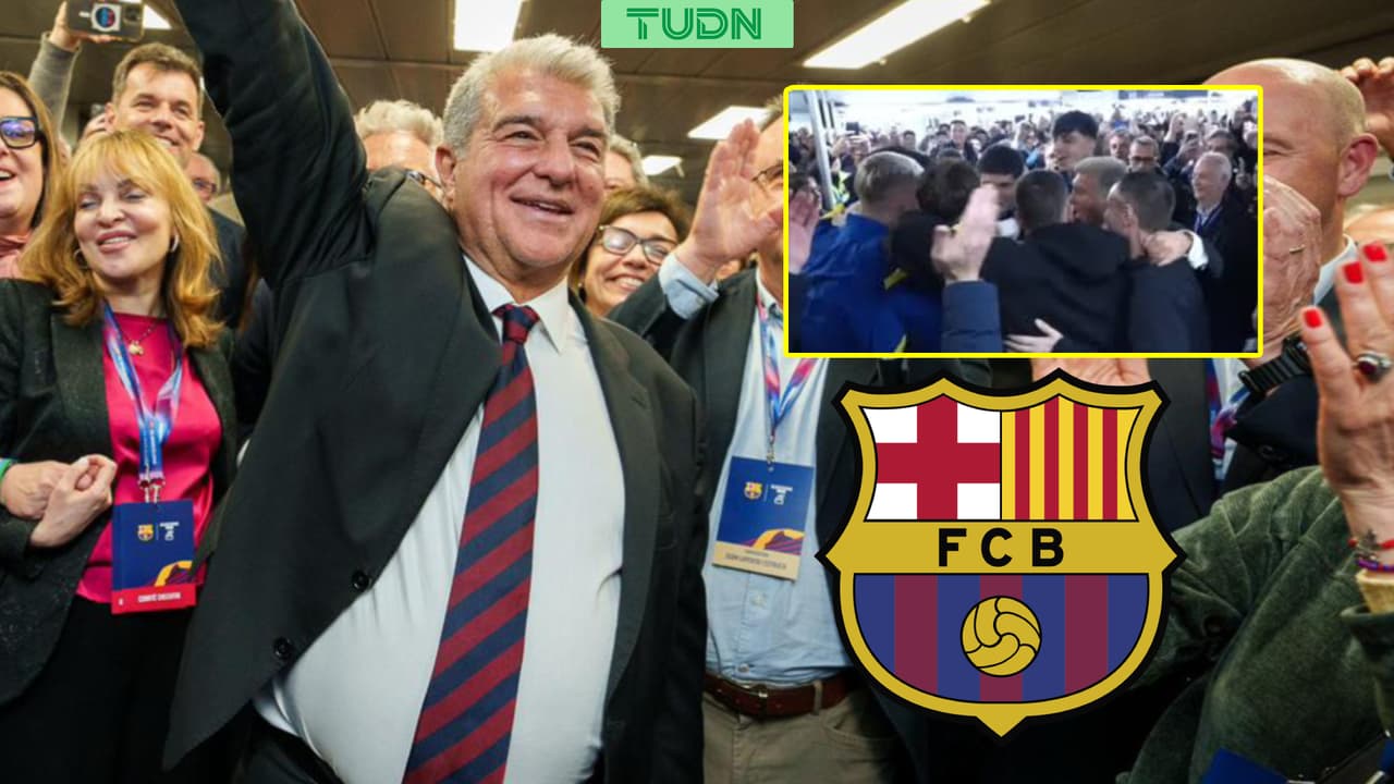 Joan Laporta arrasa en votación y se mantiene al frente del Barcelona