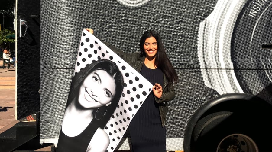 Una joven dreamer de Los Ángeles se tomó la foto.