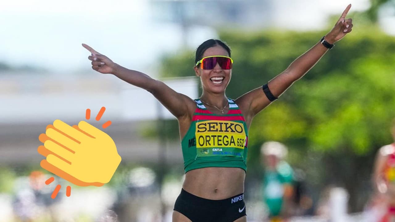Mexicana Alejandra Ortega gana plata en Mundial de Marcha en Brasilia