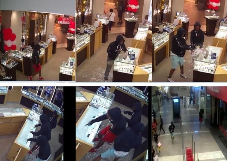 En el incidente de Milpitas, la
<a href="https://www.univision.com/local/san-francisco-kdtv/evacuan-el-great-mall-en-milpitas-luego-de-que-la-policia-recibiera-denuncias-de-un-presunto-tiroteo-video">policía local respondió al centro comercial Great Mall</a> después de reportes de tres sospechosos que robaron a una joyería, utilizando marros para romper los vidrios de los exhibidores donde se guardan las joyas.