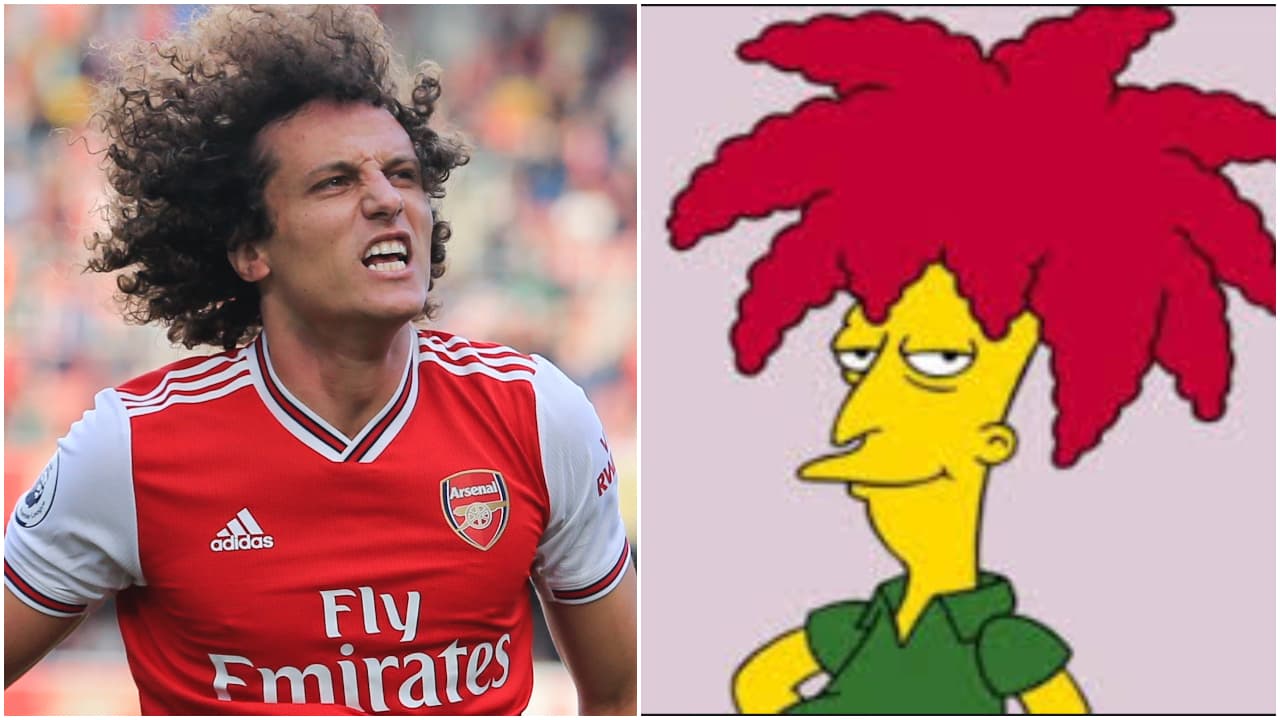 <b>David Luiz y Bob Patiño</b>
<br>La greña es el mayor distintivo físico que resalta en el defensor brasileño David Luiz y en el personaje de la serie de dibujos animados 'Los Simpson'.