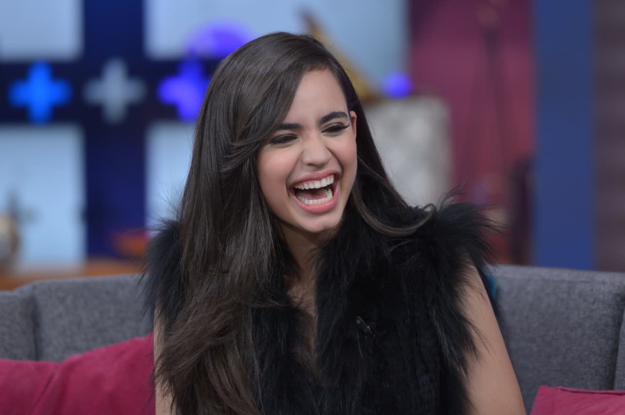 Además, la actriz estuvo de muy buen humor durante la entrevista.