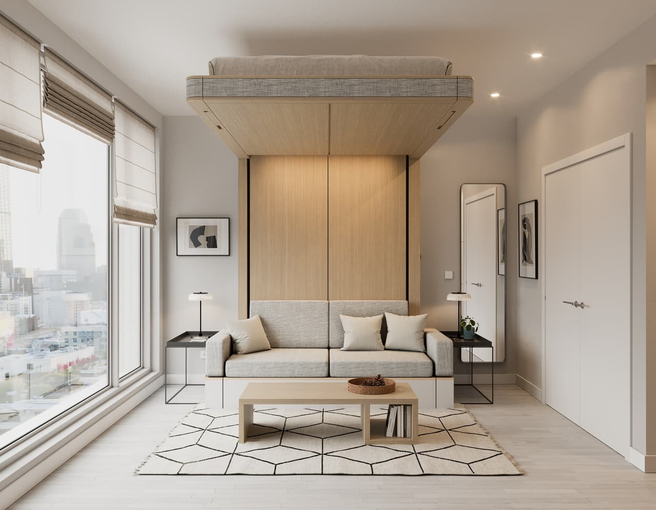 Los muebles robóticos permiten optimizar espacios reducidos, aprovechándolos para diferentes propósitos.