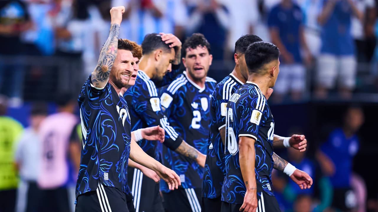 Argentina alcanzó 50 victorias en la Copa del Mundo tras vencer a Jordania