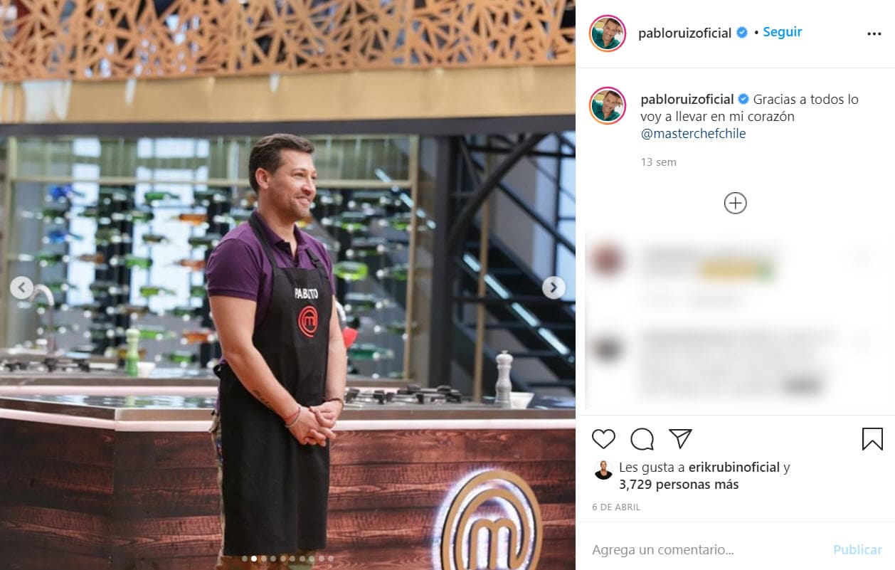 "Hice el programa del circo de Susana, 'Bailando por un Sueño' en 2008, viajaba a Chile a hacer entrevistas y me pagaban, hice las fiestas Kitsch allá, acá las Bizarren, después saqué el disco y así empecé a trabajar otra vez", contó al diario 
<a href="https://www.lanacion.com.ar/espectaculos/personajes/que-es-vida-pablo-ruiz-idolo-teen-nid2370404" target="_blank">La Nación</a> en mayo pasado.
<br>