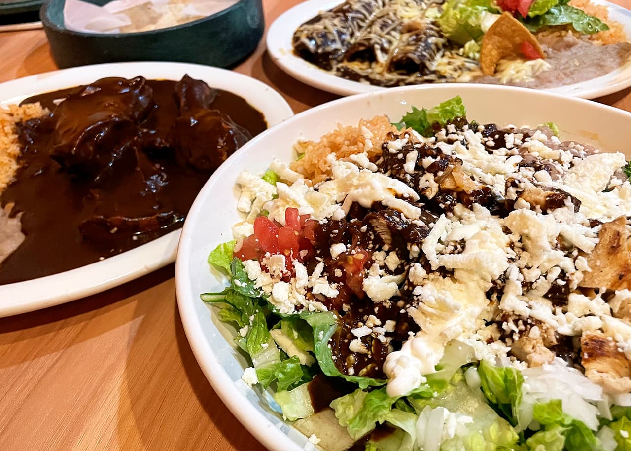 <b>El mole que bate récords</b>
<br>Mole Village Restaurant 
<br>2302 S Blue Island Ave. Chicago, IL 60608
<br>(773) 823-7159 
<br>Miér.-Lun. 10 am-6 pm 
<br>Mar. Cerrado 
<br>www.molevillage.com 
<br>Tipo de pago: Efectivo y tarjeta 
<br>Precio del mole bowl con pollo: $12
<br>
<br>Ganador en dos oportunidades del evento anual “Mole de Mayo”, Mole Village Restaurant lo hace sentir a uno como en casa. El interior está decorado con pinturas de diferentes estilos, plantas, y un televisor con canal en español, por supuesto. 
<br>
<br>El diverso menú incluye desayunos mexicanos y americanos, carnes, mariscos, pastas, postres, entre otras opciones. Haciendo honor a su nombre, la especialidad es el mole que viene sobre las enchiladas, pollo o chilaquiles. A solo $12, el mole bowl llega servido en un tazón con su opción de carne (pollo o asada), lechuga, tomate, frijoles, arroz, crema fresca, queso, y por supuesto mole, el cual tiene el perfecto balance entre el sabor picante y el dulce. Mezclado con los ingredientes frescos, el plato nos deja completamente satisfechos. 
<br>
<br>Originario de Teloloapán en Guerrero, México, el dueño Agustín Bahena cuenta que su mole viene de una receta familiar con los ajustes personales añadidos durante los años. Al preguntarle sobre el ingrediente principal del platillo, Bahena responde, "Amor", y describe que lo hace con el corazón, “pero también con un poco de chocolate”. 
<br>-Evelyn Vega
