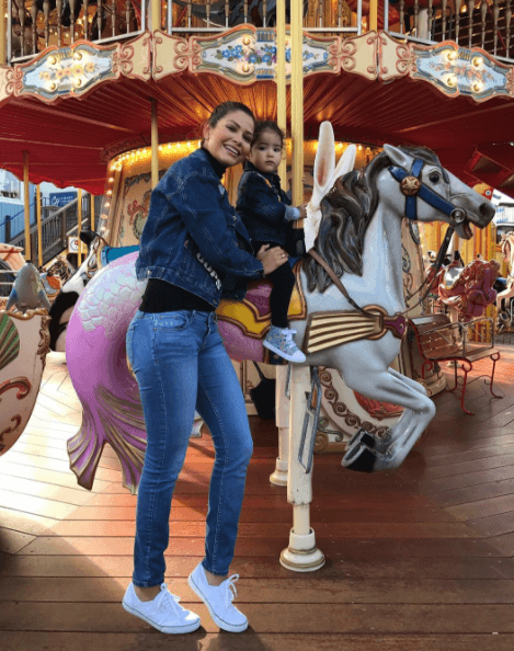 Ana compartió con nosotros imágenes de los bellos momentos que estaba pasando.