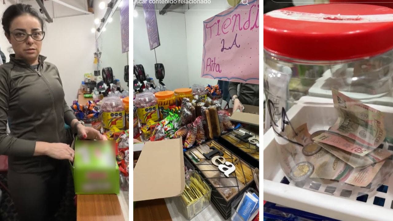 Violeta Isfel mostró cómo es su 'tiendita' de dulces.