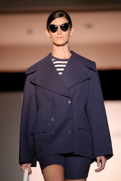 Los lentes estilo 'cat eye' y grandes fueron la propuesta del diseñador Michael Kors para esta temporada.