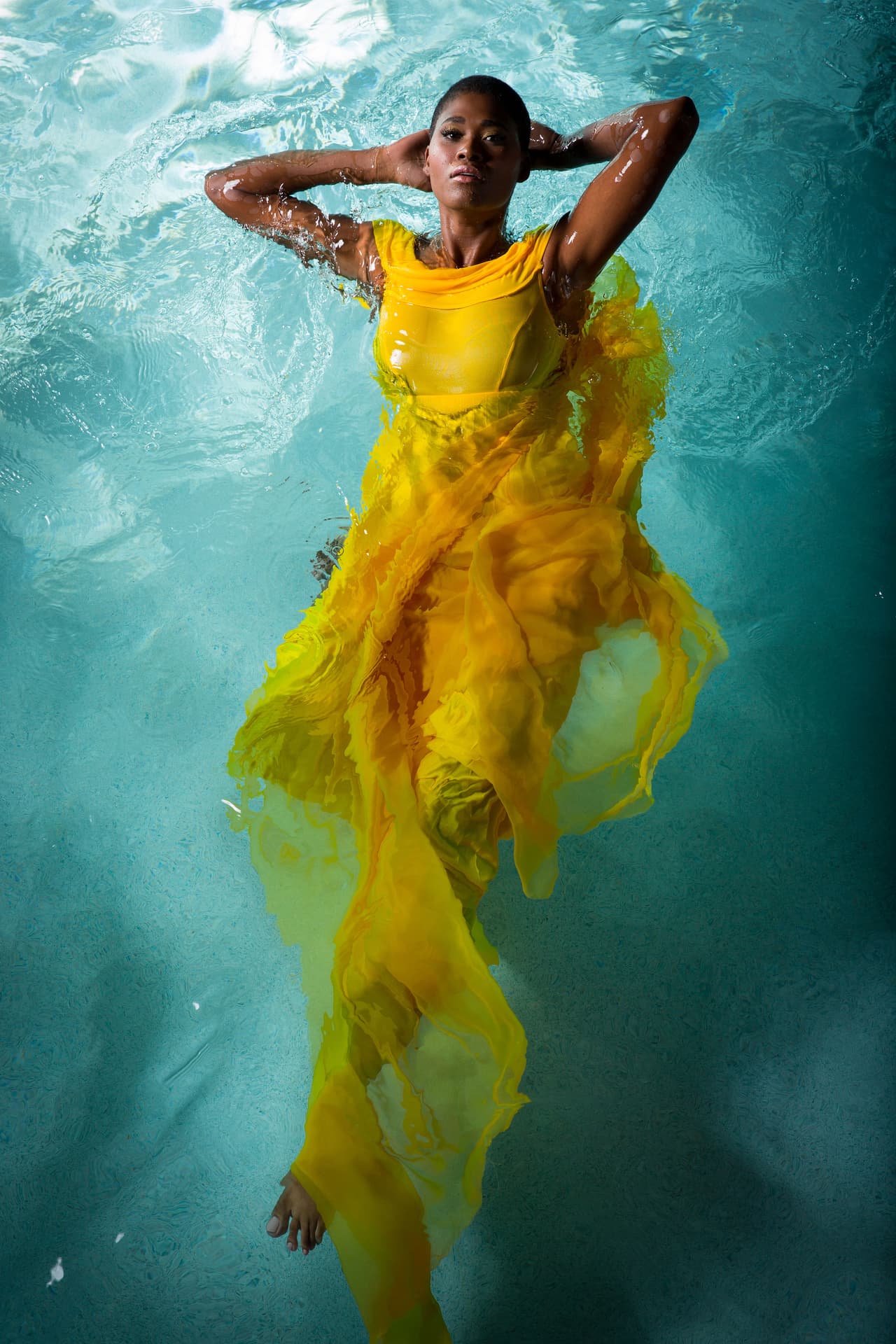 Ceylin fue una de las evaluadas por el jurado cuando su equipo resultó perdedor en uno de los primeros retos del concurso. Aunque a ella no le encantó la foto, los jueces le dieron el visto bueno.