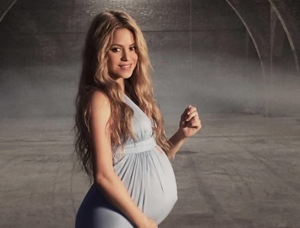 Así de linda lució la cantante durante su último embarazo.