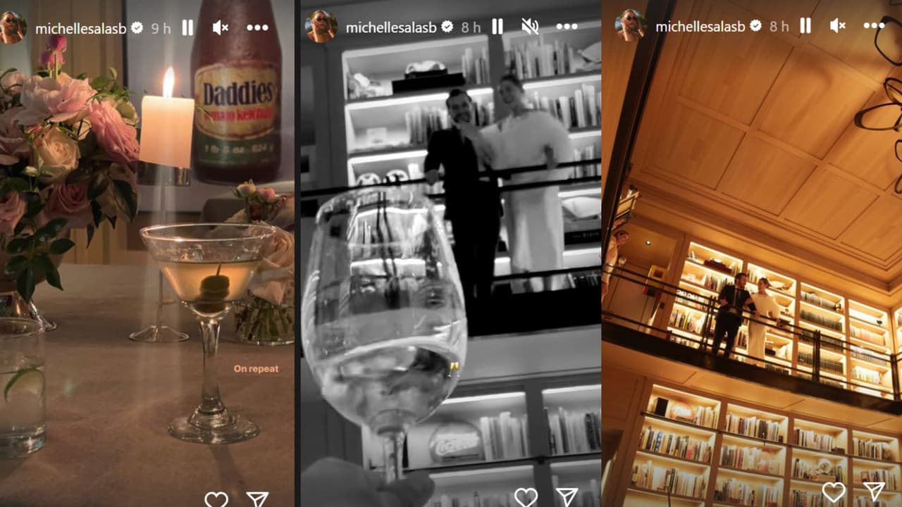 Según Despierta América, la ceremonia se llevó a cabo en "casa de un coleccionista de arte" en México.