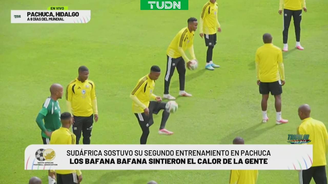 Sudáfrica tiene su segundo entrenamiento en Pachuca